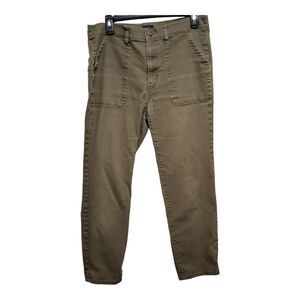 J Crew Utility Pants Womens Size 30 Olive Green Brown